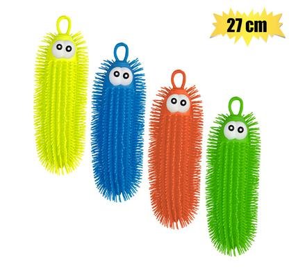 Novelty prickly puffer worm bright 27cm