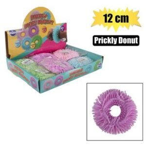 Novelty prickly donut 12cm asstd