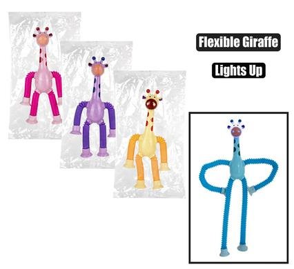 Novelty sensory flexible giraffe 19cm