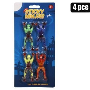 Novelty sticky ninja set
