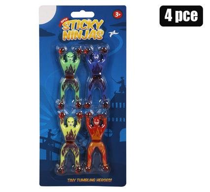 Novelty sticky ninja set