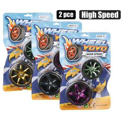 Novelty yo-yo tyre 2pc 21x13cm