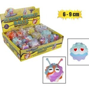 Novelty sensory bubble ball 6-9cm asstd
