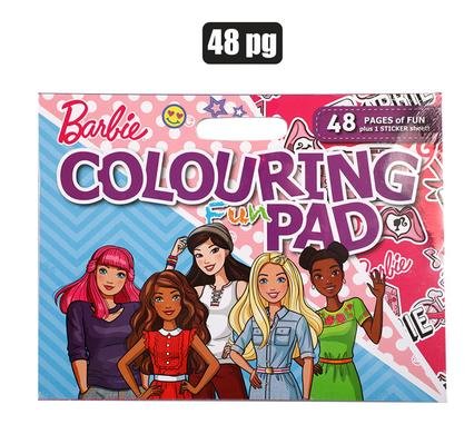 Book colouring pad barbie 48p