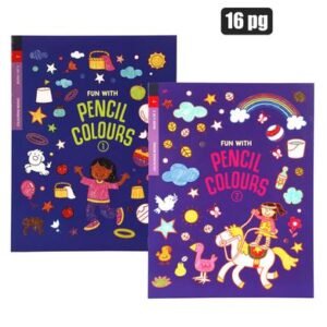 Book fun with pencil crayons 16p asstd