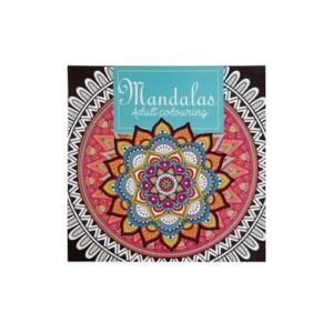 Book colouring adult mandala