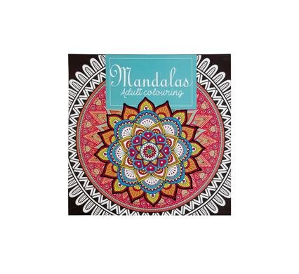 Book colouring adult mandala