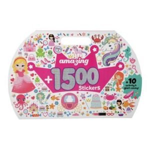 Book sticker & activity princess