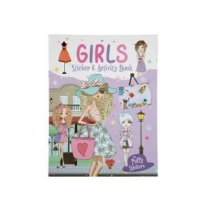 Book activity & sticker girls