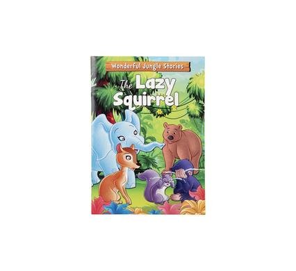 Book reader the lazy squirrel