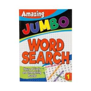Book puzzle amazing jumbo word search 1