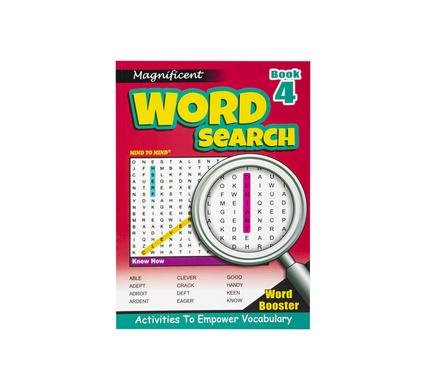 Book puzzle magnificent wordsearch 4
