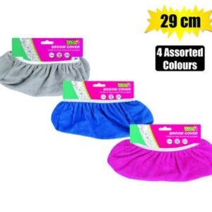 Broom cover microfibre 29cm dia