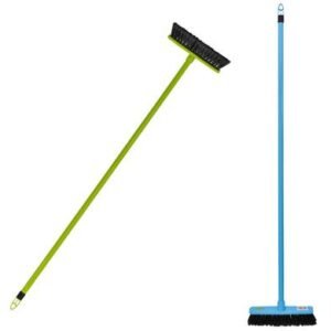 Broom flagged bristles 1.2m handle