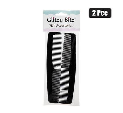 Hair comb plastic 2pc family
