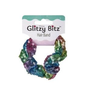 Hair band sequin scrunchie