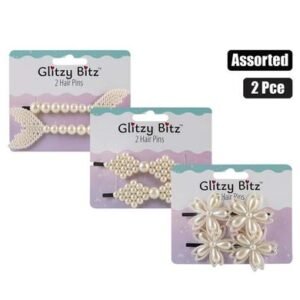 Hair clips fashion pins asstd 2pce