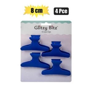 Hair claw butterfly clips 4pc 8cm