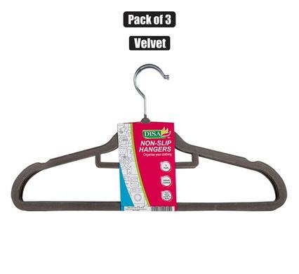 Clothes hangers velvet 3pc