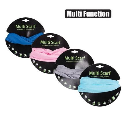 Multi-functional scarf plain colours
