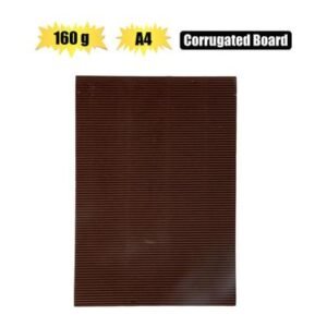 Art+craft a4 corrugated board 160gsm brn
