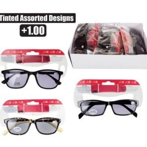 Reading glass tinted asst strenght:+1