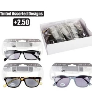 Reading glass tinted asst strenght:+2.5