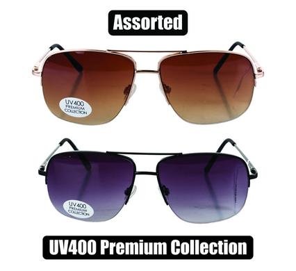 Sunglass pre/mens sq aviator