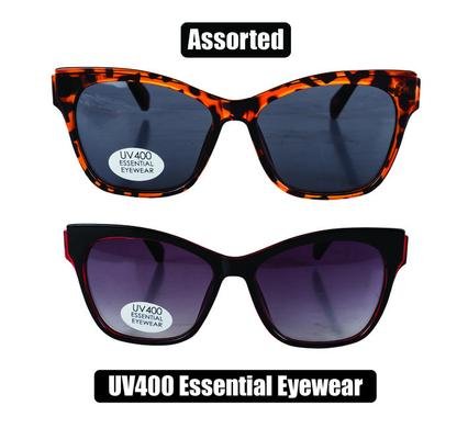 Sunglass ess/lds sqr cateye