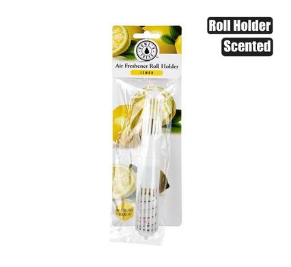 Toilet freshener scented roll holder