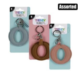 Keychain alpha faux-leather o