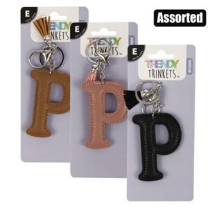 Keychain alpha faux-leather p