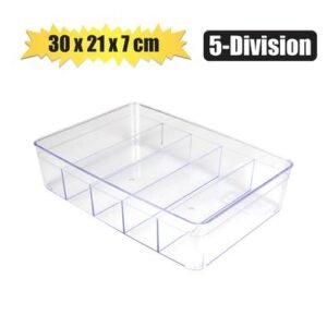 Organiser emsan 5-divisions 30x21x7.5cm
