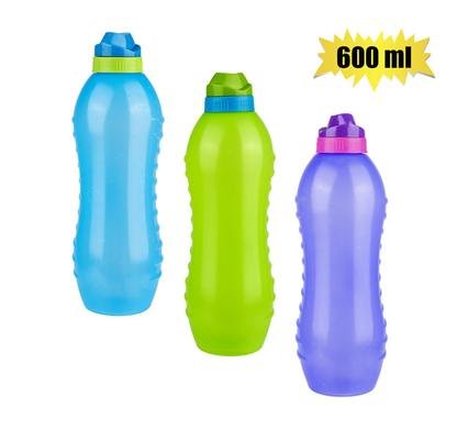 Water bottle 600ml easy grip
