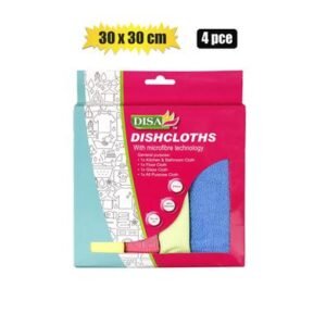 Cloth microfibre 30x30cm 4-asstd box