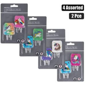 Hook pl adhesive square 2pce