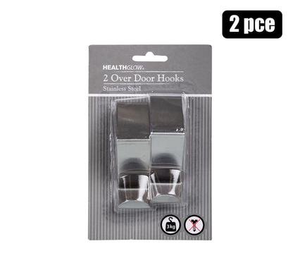 Hook hanger s/s over-door 2pce
