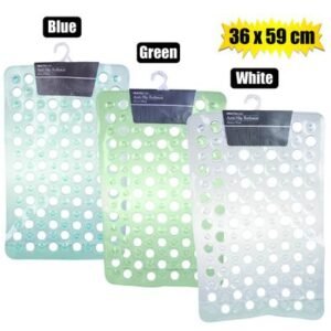 Bathmat silicone asstd colours 36x59cm