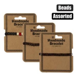 Jewellery bracelet wooden beads asstd