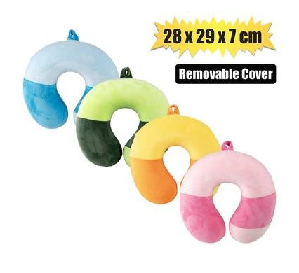 Travel neck pillow 28x29cm memory foam