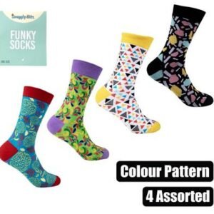 Socks unisex colour patterns asstd