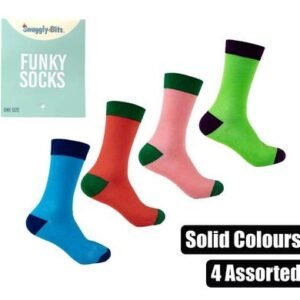 Socks unisex solid plain designs