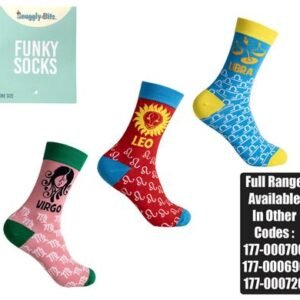 Socks unisex zodiac leo/virgo/libra