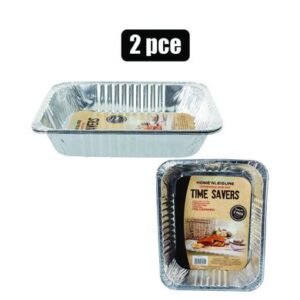Baking pan alu-foil 2pce 29.5x23.5x5.5cm