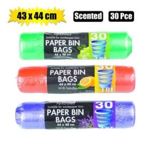 Refuse bag scented 30pc w/hndls 43x44cm