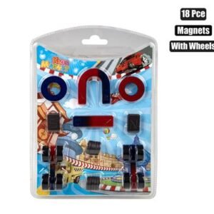 Edu magnets with wheels 18 piece