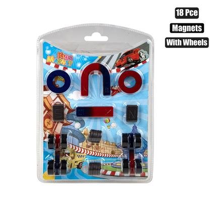 Edu magnets with wheels 18 piece
