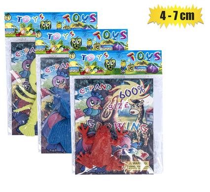 Novelty growing animals 4-7cm assorted