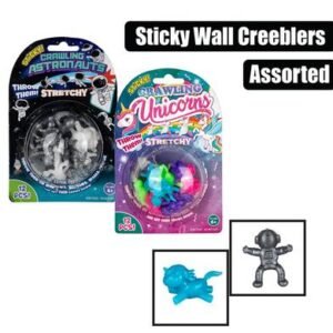 Novelty sticky wall creeblers asstd