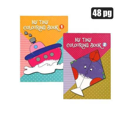 Book my tiny colouring 48p asstd